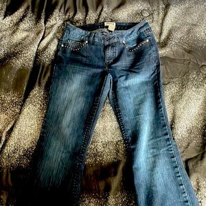 Mudd Size 5 Bootcut Rhinestone Jeans